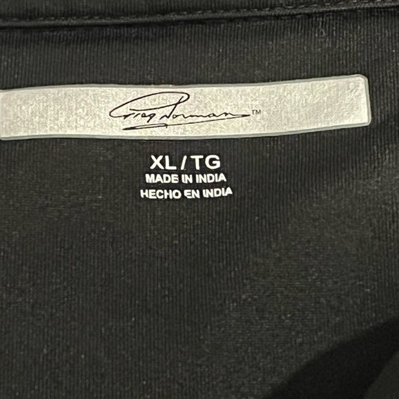 Greg Norman size XL Men's Black Quarter-Zip Shirt - Picture 4 of 5